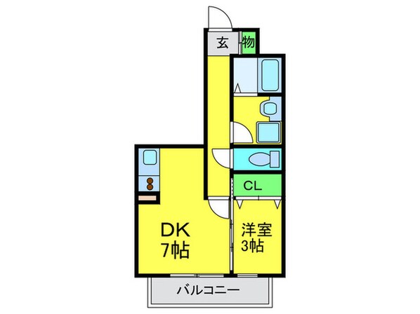 ハ－ヴェストの物件間取画像